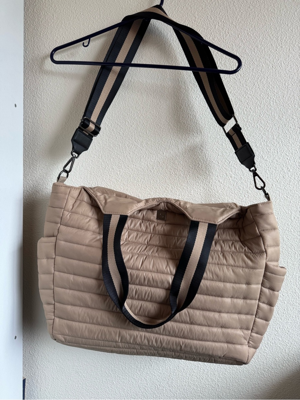 THINK ROYLN Quilted Crossbody Tote Bag